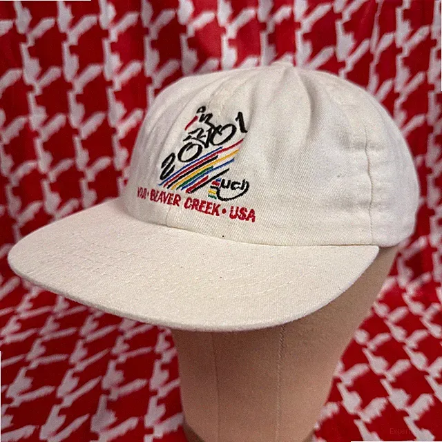 2001 MTB World Championships Hat Vail Beaver Creek Colorado Cycling Cap