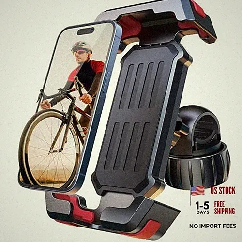 2025 New Upgraded Bike Phone Holder Handlebar -S Quick Install, Motorcycle 1