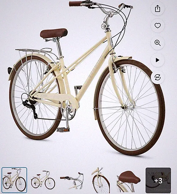700c Schwinn Admiral Adult Hybrid Bike, 7 Speed, Cream, OBO!