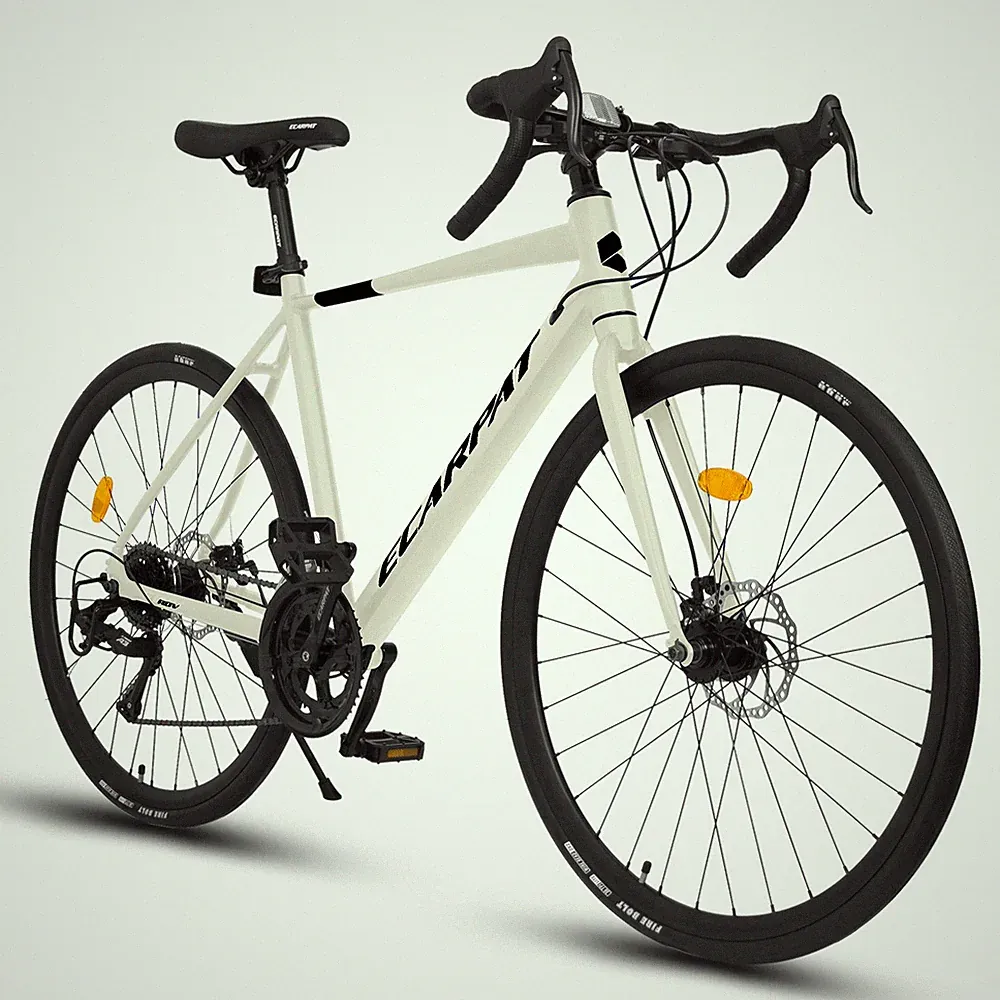 700Cx28 Road Bike, Lightweight Aluminum Frame, Disc Brakes 16-Speed Bicycle