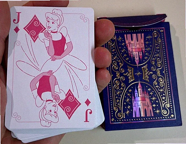 Bicycle Disney Princess Playing Cards, Ivory and Pink Color, Made in USA