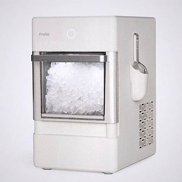 GE PROFILE OPAL NUGGET ICE MAKER HEARTH HAND STAINLESS STEEL - STONE IVORY