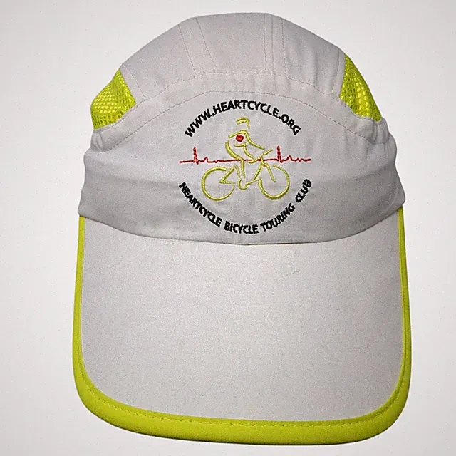 Heartcycle Bicycle Touring Club Strapback Hat White One Size Outdoor