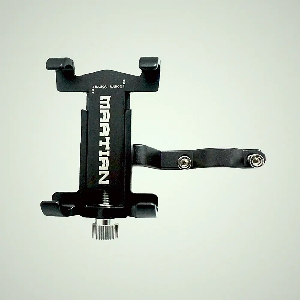 Martian Metal Bicycle & Motorcycle Phone Mount for Universal Handlebar Holder
