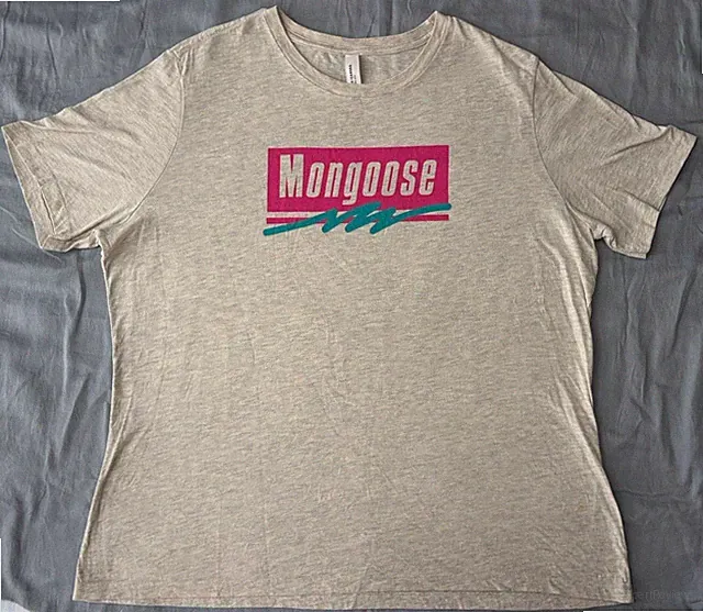 MONGOOSE Womens XL T-shirt BMX Bikes Bella + Canvas Bicycles
