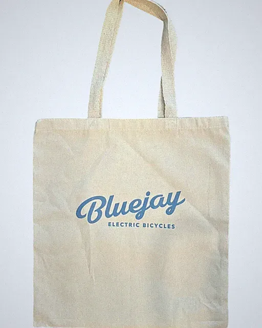 New Bluejay Electric Bicycles Cotton Tote Bag
