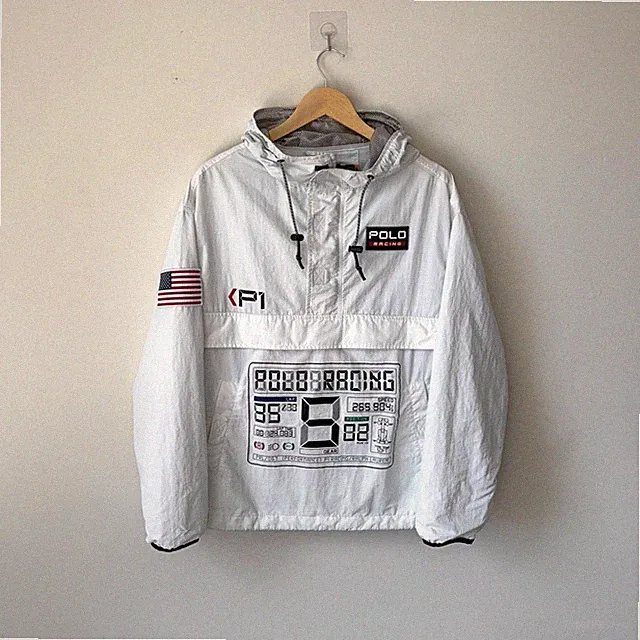 Polo Ralph Lauren Water Repellant Racing Jacket Men’s M Anorak Windbreaker P1