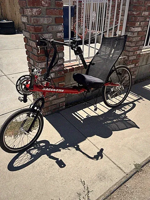 Recumbent Bike Bacchetta Cafe Red