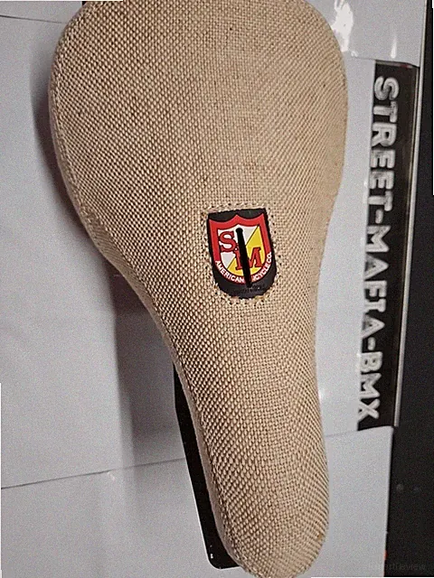 S&M BMX BIKE SEAT SLIM Pivotal Natural HEMP FIT GT SE KINK DK FBM HARO 10oz. new