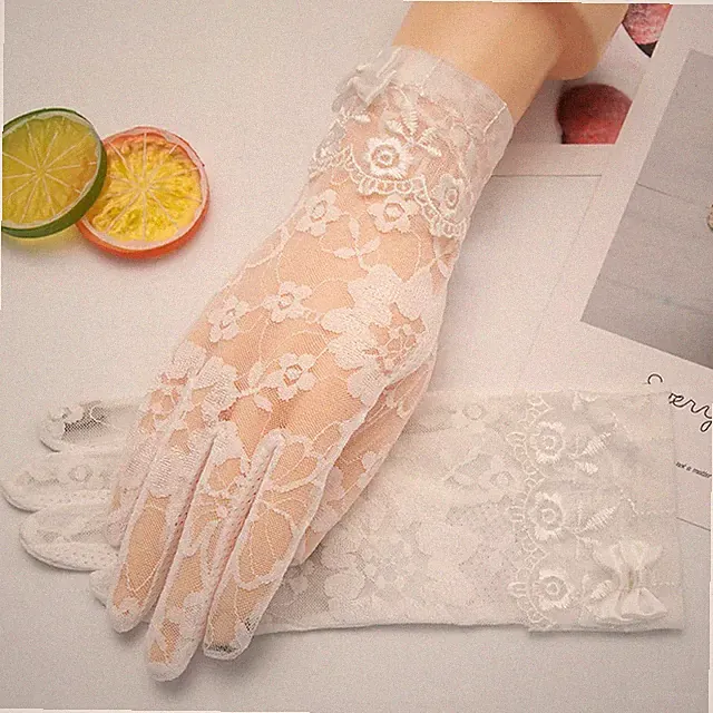 Summer Sunscreen Gloves Anti Slip Breathable Driving Electric Bike Women's Glove