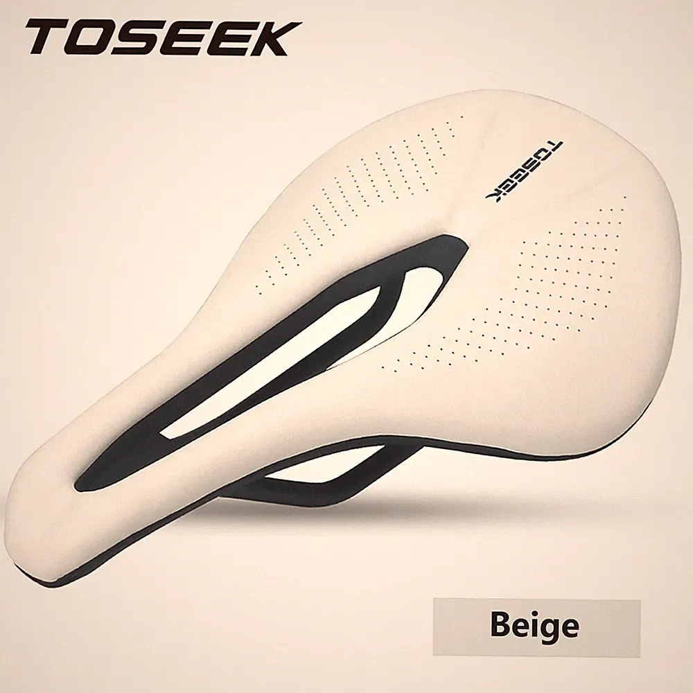 TOSEEK Bicycle Saddles Cushion Hollow Honeycomb Cycling Racing Road Bike Seats