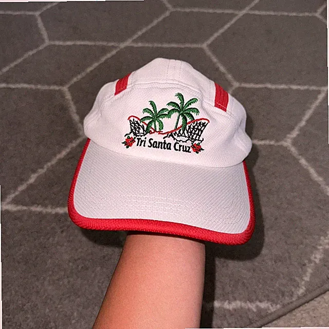 Tri Santa Cruz 2022 Triathlon Cycling Bike Swimming Running Race 5 Panel Hat Cap
