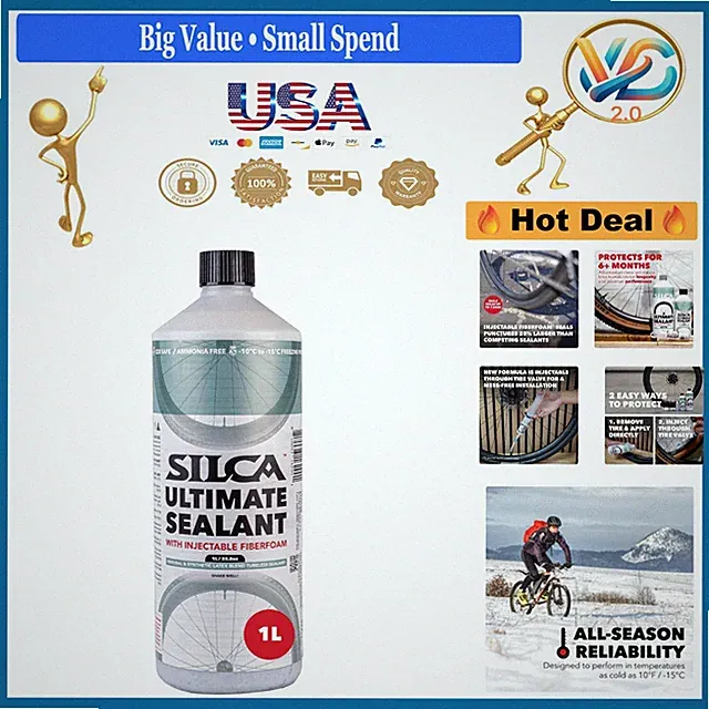 Ultimate Sealant Bottle 1L Foam Waterproof Fiber Carbon for Rubber Metal