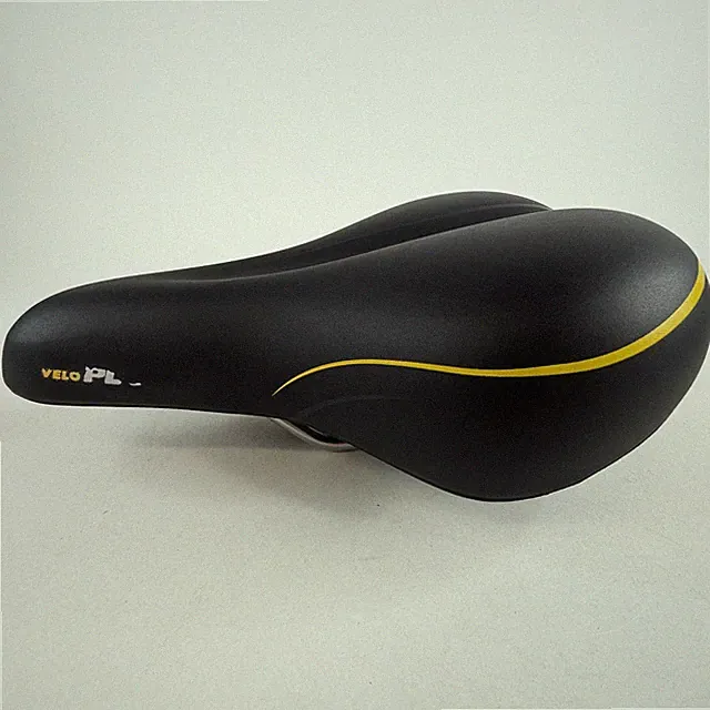 Velo Plush Memory Foam Saddle Comfort Seat - Black Cushion Cruiser Bike Bicycle