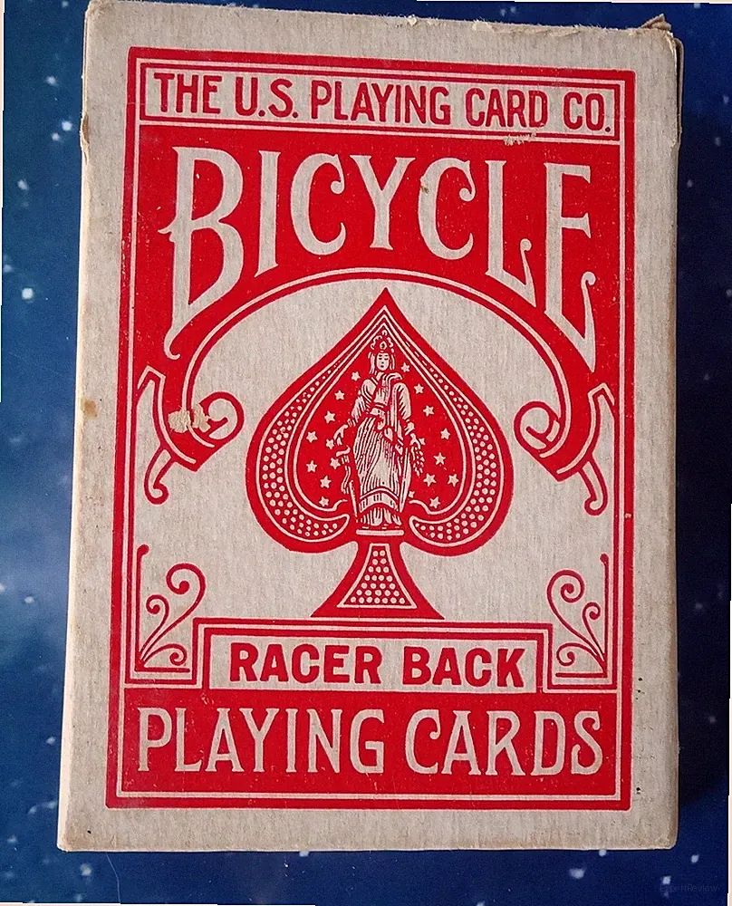 Vintage Bicycle Racer Back IVORY Finish Playing Cards 51/52 + box, 2 Jokers