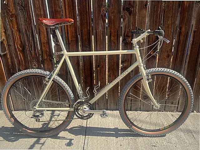 Vintage early '90's Otis Guy MTB size L fillet brazed WTB wheels and cantis