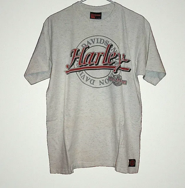 VTG Vintage 1992 Harley Davidson Holoubek T-Shirt Men's XL Traverse City MI